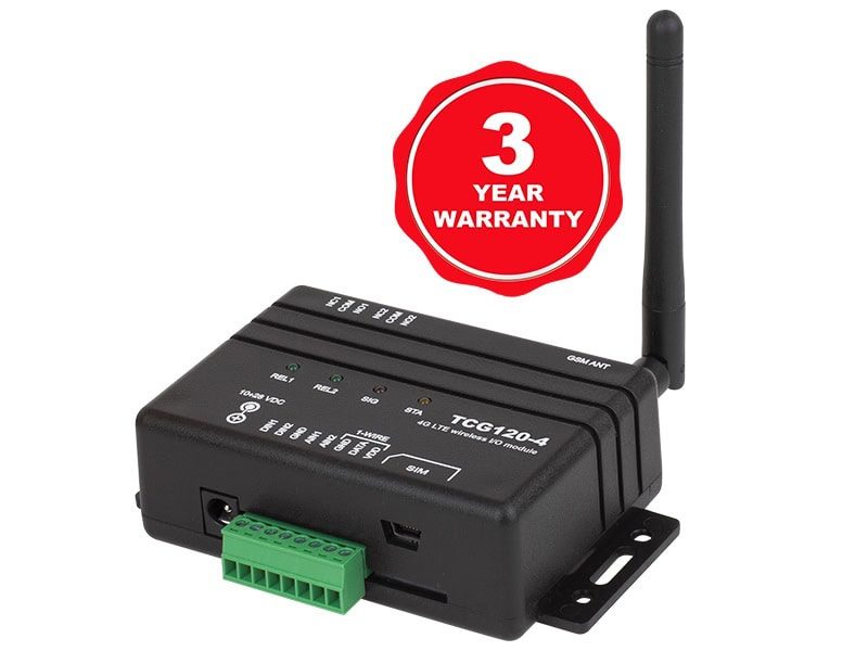 Teracom TCG120-4 4G LTE wireless I/O module