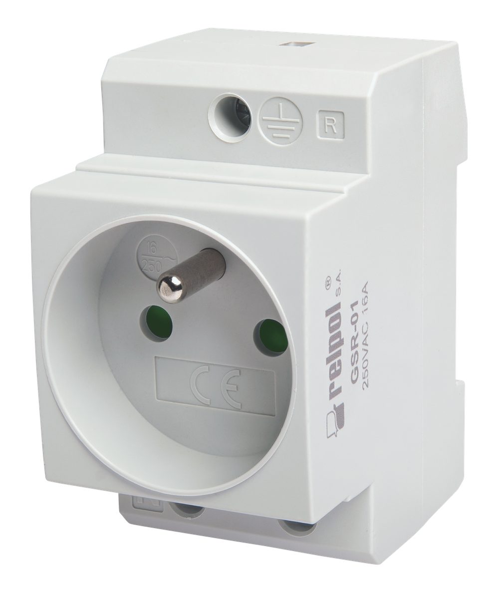 Relpol GSR DIN-rail power sockets