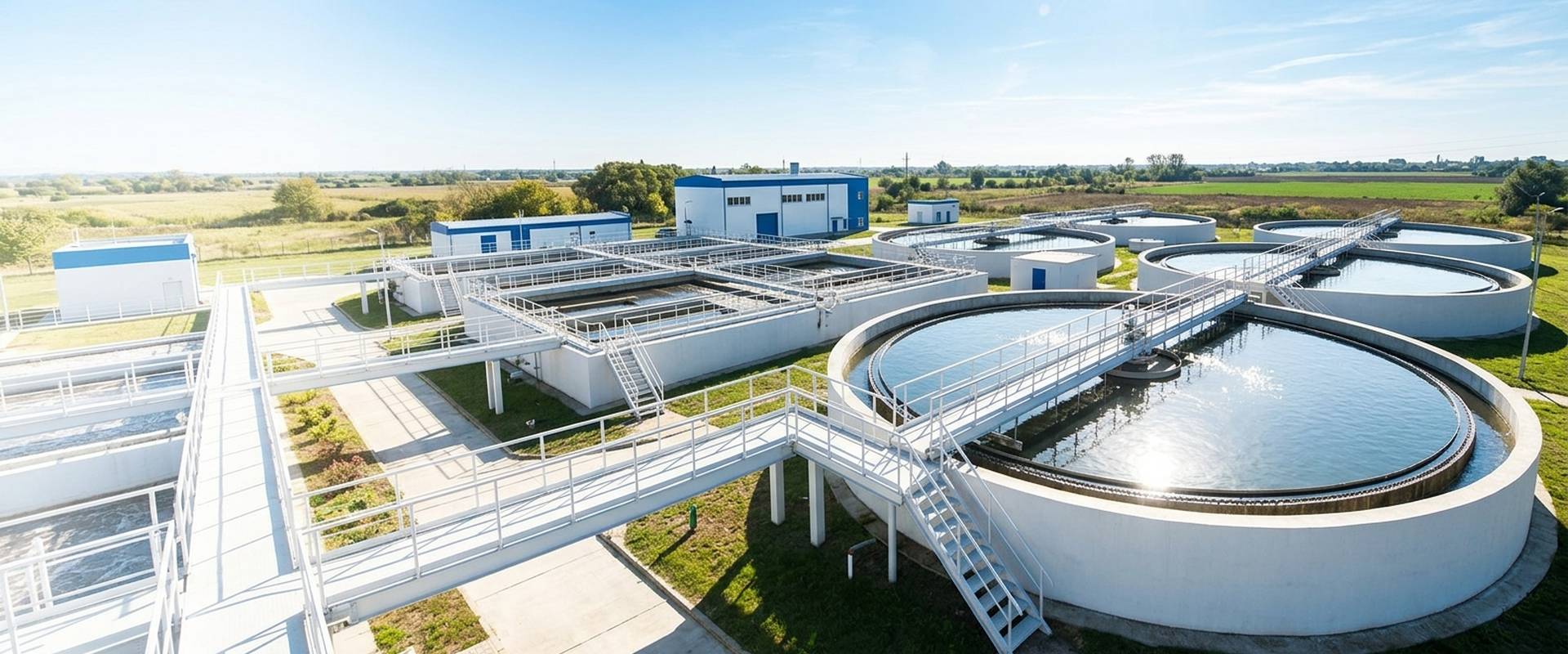 Water and wastewater treatment plant