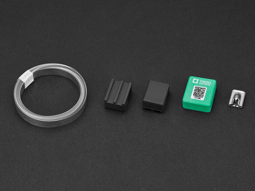 Yado Micro Thermal Tag mounting kit with strap and clips