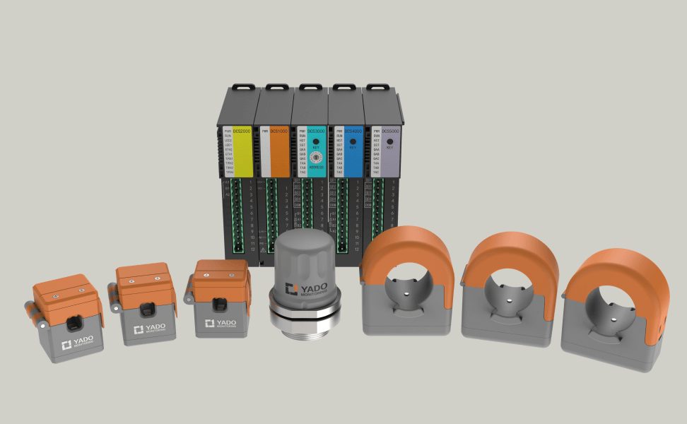 Yado sensors and current transformers for breaker characteristics monitoring (render)